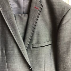 Men’s Italian Black/Grey Suit